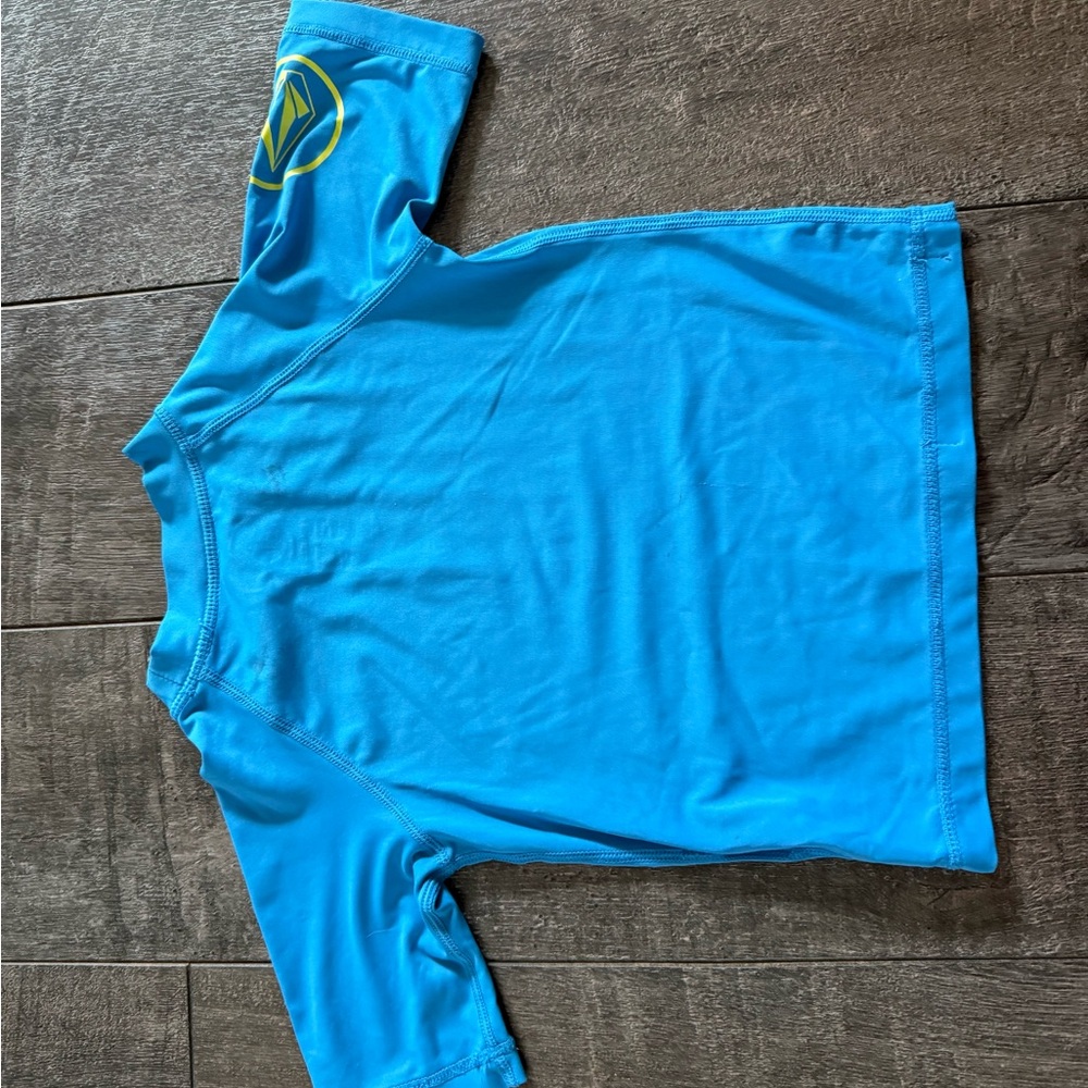 Volcom Bright Blue rash guard